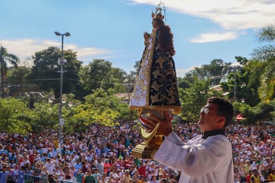 La feligresía católica está convocada hoy en la Villa Serrana para honrar a la Virgen de Caacupé.