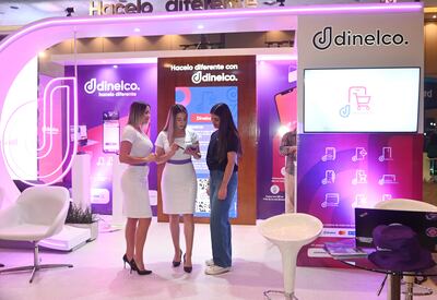 Stand de Dinelco en Fintech Day.