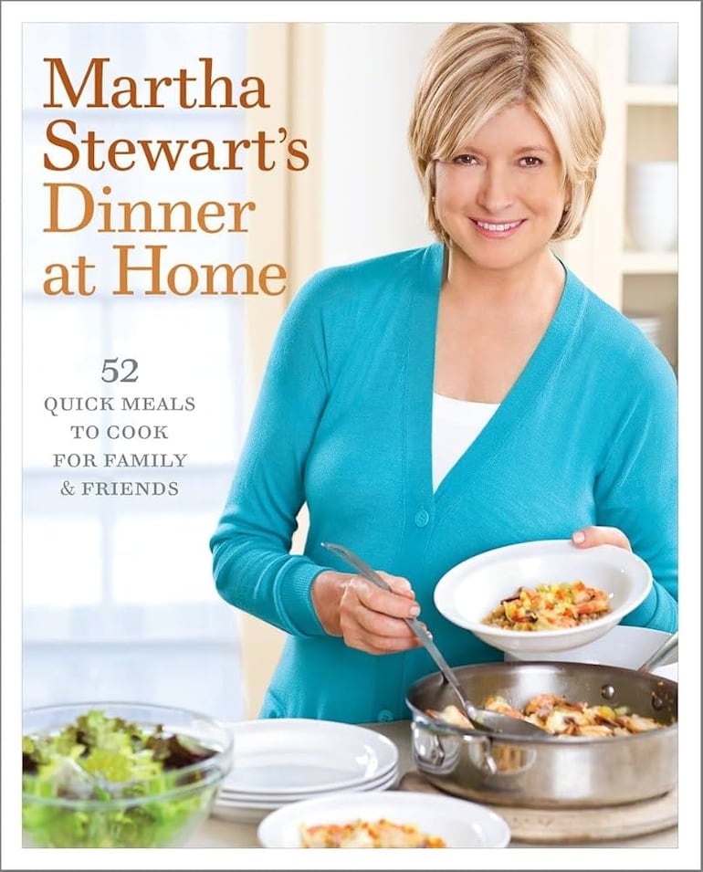 Dinner at Home, libro de Martha Stewart.