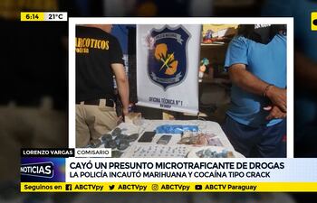 Cayó un presunto microtraficante de drogas