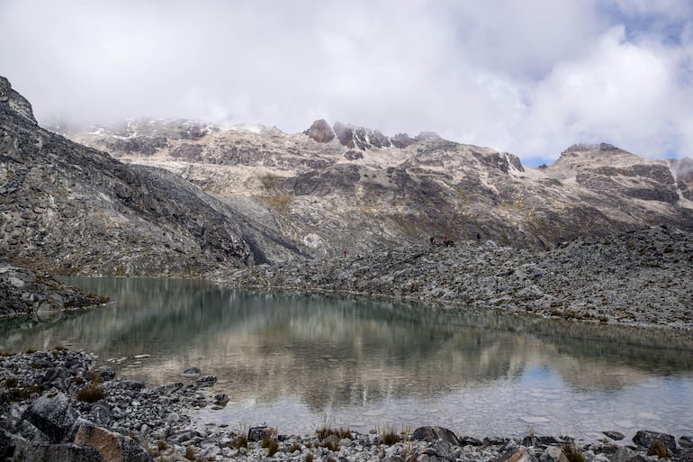 Fotografía del monte Chacaltaya el 1 de marzo de 2026 en El Alto (Bolivia).