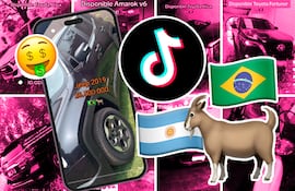 Oferta de autos "cabrito" a través de redes sociales.