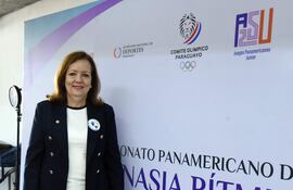 La presidenta de la Unión Panamericana de Gimnasia, Kenia Herrera, fue testigo del crecimiento de la disciplina en nuestro país.