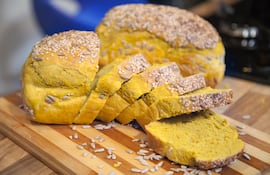 Pan de cúrcuma.