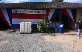Fachada de la Quinta Región Sanitaria.