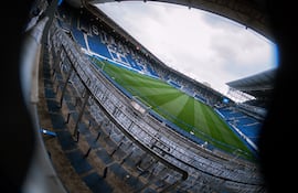 El Stade de la Meinau en la previa del partido entre Racing de Estrasburgo vs. Rayo Vallecano por la vuelta de las semifinales de la Conference League.