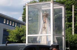 Caacupé: la imagen de la Virgen de Itatí visitó la basílica