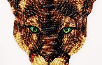 El Puma Andino es una de las figuras que fueron representadas por Harry Chávez y que serán expuestas en "La otra verdad".