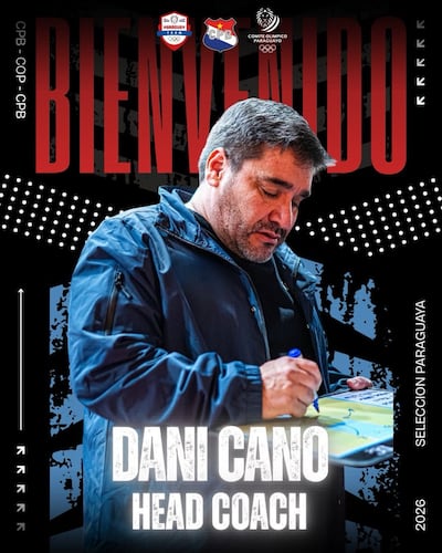 Daniel Cano, flamante head coach de selecciones.