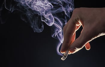 Concepto de tabaquismo.