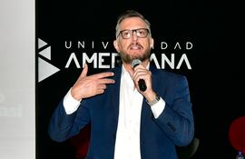 El rector de la Universidad Americana, Sergio Duarte Masi.
