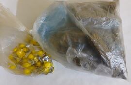 Marihuana y disomnilan incautados en pabellón de Cárcel de Tacumbú.