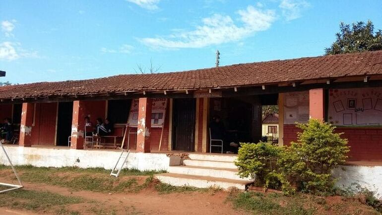 Colegio San Gervasio de Independencia, Guairá, donde fue asesinada Sofía Rodríguez 30 de mayo de 2023