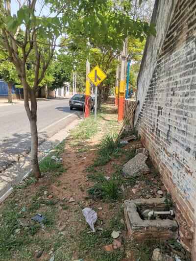 Vereda intransitable.