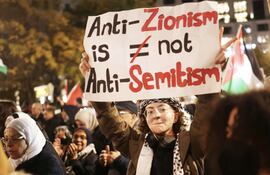 "Antisionismo no es antisemitismo" (Imagen de archivo)