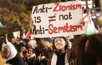 "Antisionismo no es antisemitismo" (Imagen de archivo)