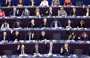 Sesión del Parlamento Europeo. (archivo)