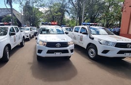 Entregan nueva patrulleras en el departamento de Misiones.