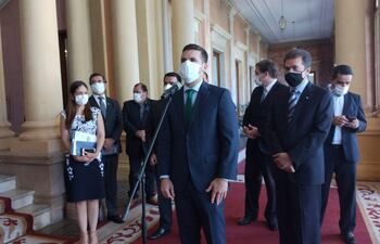 El jefe del Gabinete Civil, Hernán Huttemann.