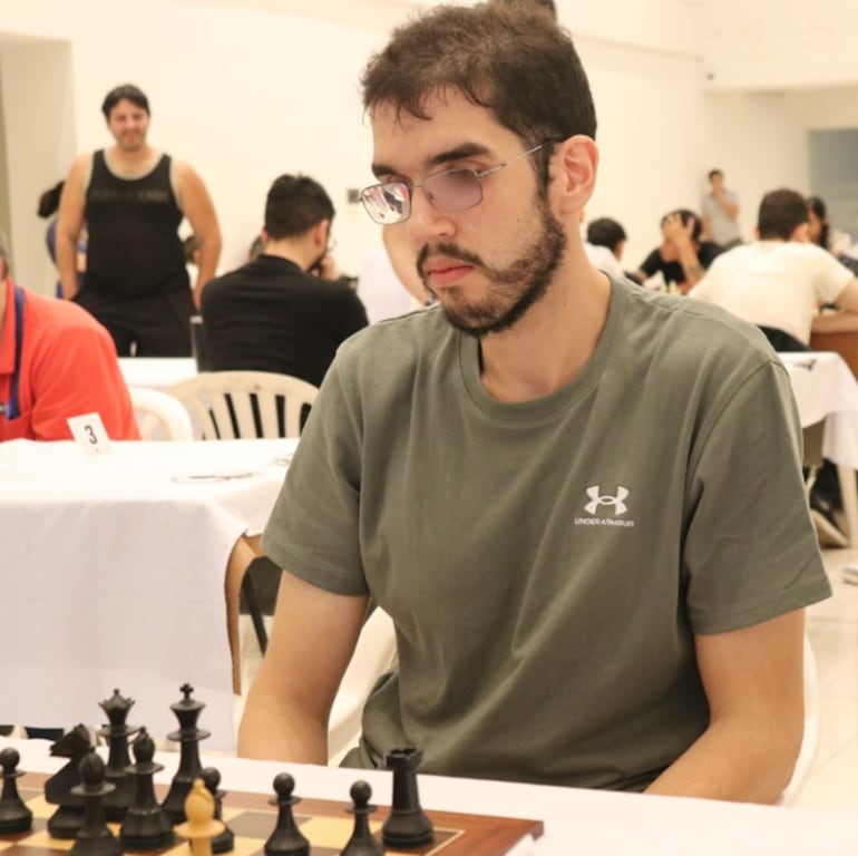 El GM Guillermo Vázquez (28 años, con ELO 2545).