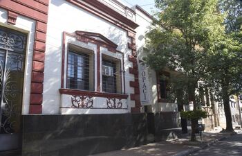 Sede de la Opaci ubicada sobre Mariscal Estigarribia 1080 e/ EE.UU. y Brasil, en Asunción.