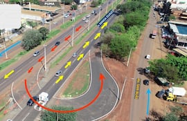 Durante estos dos días los trabajos no afectarán el tránsito en ambas direcciones de la Ruta PY02.