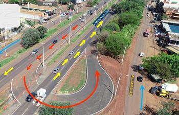 Durante estos dos días los trabajos no afectarán el tránsito en ambas direcciones de la Ruta PY02.