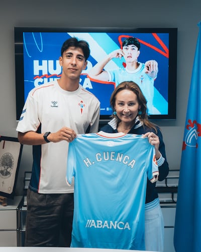 Hugo Francisco Cuenca Martínez (21 años) militará en el Celta Fortuna tras su paso por el Burgos Promesas.