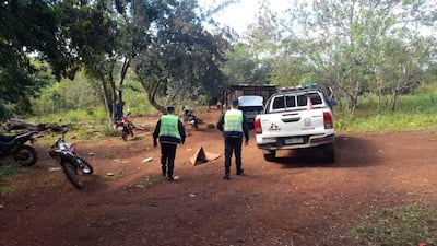 Intervención policial en la vivienda donde se encontraba el niño antes de su desaparición.