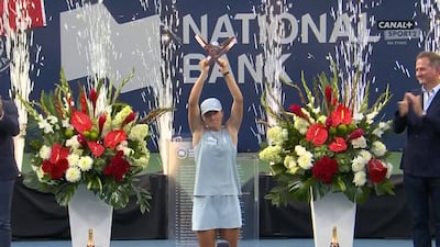 Iga Swiatek, campeona en Canadá.