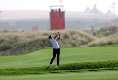 Michael Kim, triunfador de la primera jornada del DP World Tour que se celebra en Dubái.