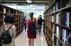 Interior de la Biblioteca del Congreso.