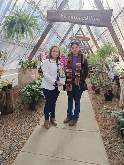 Las ingenieras Rosana Torres y Ninfa Gauto.