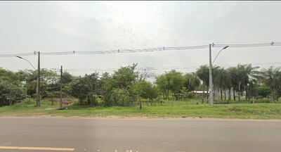 Imagen de Google Street, del predio que habría sido invadido entre San Bernardino e Ypacaraí, según la denuncia.