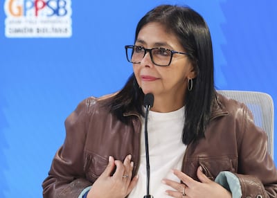 La presidenta encargada de Venezuela, Delcy Rodriguez.