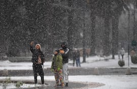 Nieve y frío extremo en Argentina por ola polar