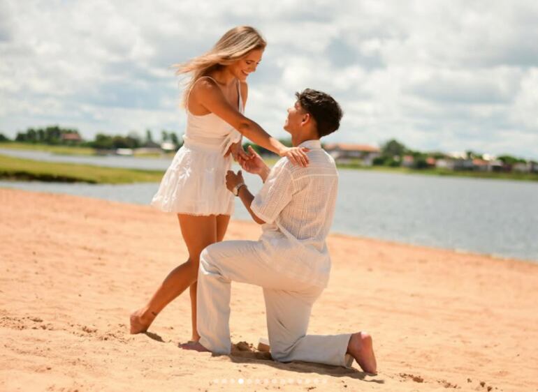 Santiago y Gabrielle.