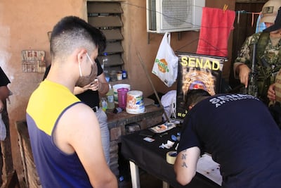 Diego César Arriola, de 21 años, fue detenido por posesión de marihuana y crack