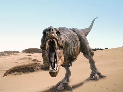 Imagen ilustrativa de un tiranosaurio.