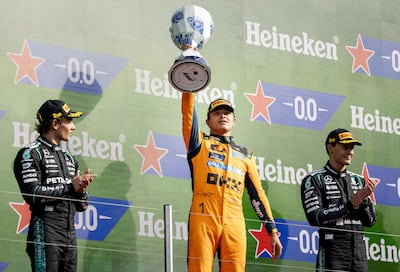 Lando Norris (26 años), ganador del GP de Países Bajos.