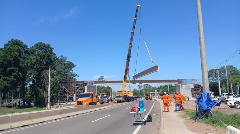 Corte en la PY02 por 12 horas: obras en Pedrozo obligan a desviar el tránsito hasta las 18:00