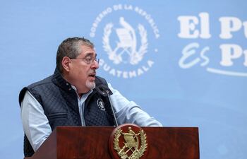 El presidente de Guatemala, Bernardo Arévalo de León.