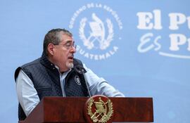 El presidente de Guatemala, Bernardo Arévalo de León.