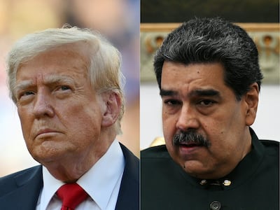 Presidentes de EE.UU. y Venezuela, Donald Trump y Nicolás Maduro, respectivamente.