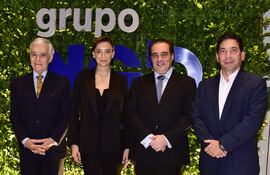 Nicolás González Oddone, Andrea Benítez, Juan José Bosio y Carlos Galiano.