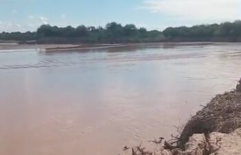 Según reportes, el río Pilcomayo ya comenzó a crecer en la zona de Misión La Paz.