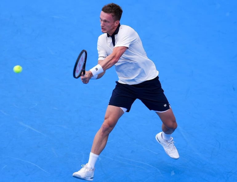 Jiri Lehecka, rival de Dani Vallejo en cuartos de final del torneo ATP 500 de Tokio.