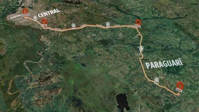 La constructora Rutas del Mercosur y el MOPC aseguran que se respetará el diseño de la ruta N°1 en San Roque González, Paraguay.