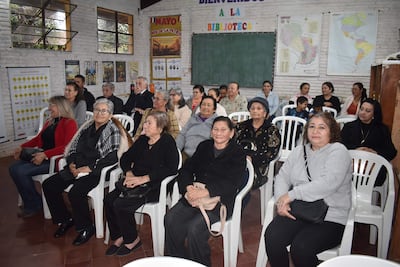 Descendientes de excombatientes de la guerra del chaco de la comapñia Guaica participaron del acto de homanaje a los heroes