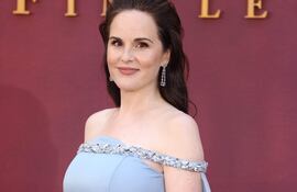 La actriz británica Michelle Dockery está en la dulce espera. (EFE/EPA/NEIL HALL)